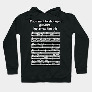 If you want to shut up a guitarist just show this. Hoodie